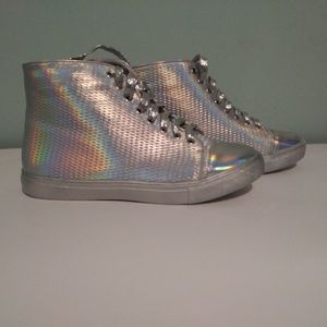 Holographic sneakers